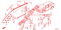 MODANATURA/PROTETTORE  per Honda CIVIC TOURER DIESEL 1.6 EXGT 5 Porte 6 velocità manuale 2014