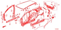 PANNELLI ESTERNI/PANNELLO POSTERIORE  per Honda CIVIC TOURER DIESEL 1.6 EXGT 5 Porte 6 velocità manuale 2014