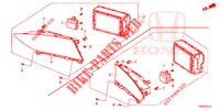 SCHERMO CENTRO  per Honda CIVIC TOURER DIESEL 1.6 EXGT 5 Porte 6 velocità manuale 2014