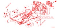 STOINO PAVIMENTO/ISOLATORE  per Honda CIVIC TOURER DIESEL 1.6 EXGT 5 Porte 6 velocità manuale 2014