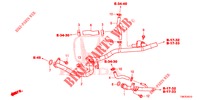 TUBO ACQUA/CONDOTTO RISCALDATORE (DIESEL) per Honda CIVIC TOURER DIESEL 1.6 EXGT 5 Porte 6 velocità manuale 2014