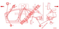 ANELLO DI TENUTA (LATERAL) per Honda CIVIC TOURER DIESEL 1.6 LIFESTYLE 5 Porte 6 velocità manuale 2014