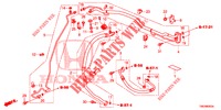 ARIA CONDIZIONATA (FLEXIBLES/TUYAUX) (DIESEL) (RH) per Honda CIVIC TOURER DIESEL 1.6 LIFESTYLE 5 Porte 6 velocità manuale 2014