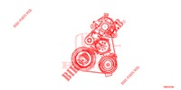 CINGHIA DELL'ALTERNATORE (DIESEL) per Honda CIVIC TOURER DIESEL 1.6 LIFESTYLE 5 Porte 6 velocità manuale 2014