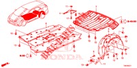 COPERTURA SOTTO  per Honda CIVIC TOURER DIESEL 1.6 LIFESTYLE 5 Porte 6 velocità manuale 2014