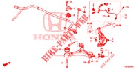 GIUNTO ANTERIORE  per Honda CIVIC TOURER DIESEL 1.6 LIFESTYLE 5 Porte 6 velocità manuale 2014