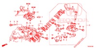 LEVA DI CAMBIO (DIESEL) per Honda CIVIC TOURER DIESEL 1.6 LIFESTYLE 5 Porte 6 velocità manuale 2014