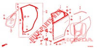 PANNELLI PORTIERE POST.(4D)  per Honda CIVIC TOURER DIESEL 1.6 LIFESTYLE 5 Porte 6 velocità manuale 2014