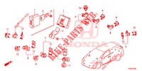 SENSORE PARCHEGGIO  per Honda CIVIC TOURER DIESEL 1.6 LIFESTYLE 5 Porte 6 velocità manuale 2014