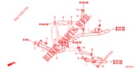 TUBO ACQUA/CONDOTTO RISCALDATORE (DIESEL) per Honda CIVIC TOURER DIESEL 1.6 LIFESTYLE 5 Porte 6 velocità manuale 2014
