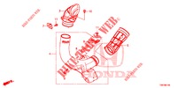 TUBO IMMISSIONE ARIA (DIESEL) per Honda CIVIC TOURER DIESEL 1.6 LIFESTYLE 5 Porte 6 velocità manuale 2014