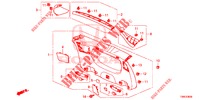 FODERA PORTELLONE/ FODERAMENTO PANNELLO(2D)  per Honda CIVIC TOURER DIESEL 1.6 ES 5 Porte 6 velocità manuale 2015