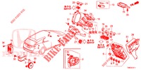 UNITA DI CONTROLLO (CABINE) (1) (RH) per Honda CIVIC TOURER DIESEL 1.6 ES 5 Porte 6 velocità manuale 2015