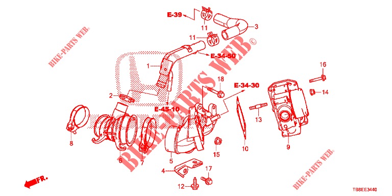 VALVOLA DI REGOLAZIONE PRESSIONE DI INGRESSO (DIESEL) per Honda CIVIC TOURER DIESEL 1.6 ES 5 Porte 6 velocità manuale 2015