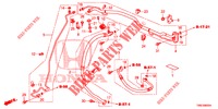 ARIA CONDIZIONATA (FLEXIBLES/TUYAUX) (DIESEL) (RH) per Honda CIVIC TOURER DIESEL 1.6 EX 5 Porte 6 velocità manuale 2015