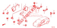 SENSORE PARCHEGGIO  per Honda CIVIC TOURER DIESEL 1.6 EX 5 Porte 6 velocità manuale 2015