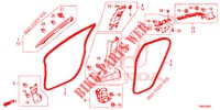 ABBELLIMENTO PILASTRO (RH) per Honda CIVIC TOURER DIESEL 1.6 EXGT 5 Porte 6 velocità manuale 2015