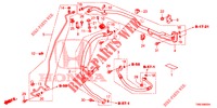 ARIA CONDIZIONATA (FLEXIBLES/TUYAUX) (DIESEL) (RH) per Honda CIVIC TOURER DIESEL 1.6 EXGT 5 Porte 6 velocità manuale 2015