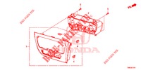 CONTROLLO RISCALDATORE (RH) per Honda CIVIC TOURER DIESEL 1.6 EXGT 5 Porte 6 velocità manuale 2015