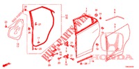 PANNELLI PORTIERE POST.(4D)  per Honda CIVIC TOURER DIESEL 1.6 EXGT 5 Porte 6 velocità manuale 2015