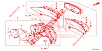 TACHIMETRO  per Honda CIVIC TOURER DIESEL 1.6 EXGT 5 Porte 6 velocità manuale 2015