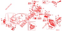 UNITA DI CONTROLLO (CABINE) (1) (RH) per Honda CIVIC TOURER DIESEL 1.6 EXGT 5 Porte 6 velocità manuale 2015