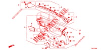 FODERA PORTELLONE/ FODERAMENTO PANNELLO(2D)  per Honda CIVIC TOURER DIESEL 1.6 SE 5 Porte 6 velocità manuale 2015
