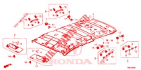FODERA TETTO  per Honda CIVIC TOURER DIESEL 1.6 ES 5 Porte 6 velocità manuale 2016