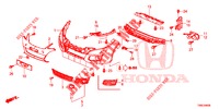PARAURTI ANTERIORE  per Honda CIVIC TOURER DIESEL 1.6 ES 5 Porte 6 velocità manuale 2016
