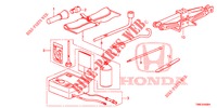 UTENSILI/CRICCO  per Honda CIVIC TOURER DIESEL 1.6 ES 5 Porte 6 velocità manuale 2016
