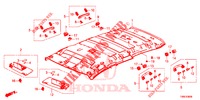 FODERA TETTO  per Honda CIVIC TOURER DIESEL 1.6 EX 5 Porte 6 velocità manuale 2016