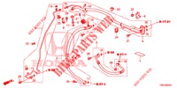 ARIA CONDIZIONATA (FLEXIBLES/TUYAUX) (DIESEL) (RH) per Honda CIVIC TOURER DIESEL 1.6 EXGT 5 Porte 6 velocità manuale 2016