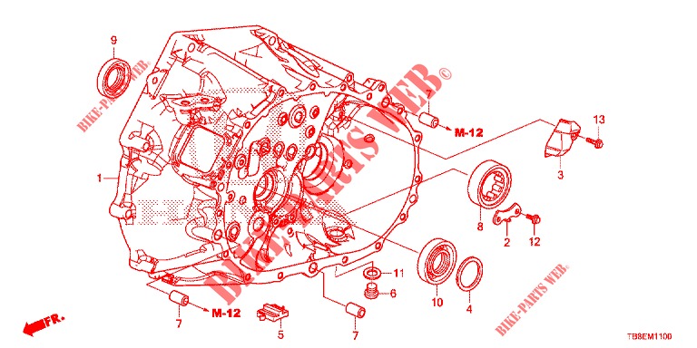 ALLOGGIO INNESTO (DIESEL) per Honda CIVIC TOURER DIESEL 1.6 EXGT 5 Porte 6 velocità manuale 2016