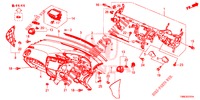 PANNELLO STRUMENTI (RH) per Honda CIVIC TOURER DIESEL 1.6 SE 5 Porte 6 velocità manuale 2016