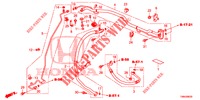 ARIA CONDIZIONATA (FLEXIBLES/TUYAUX) (DIESEL) (RH) per Honda CIVIC TOURER DIESEL 1.6 ES 5 Porte 6 velocità manuale 2017