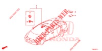 BARDATURA FILO (6) (RH) per Honda CIVIC TOURER DIESEL 1.6 ES 5 Porte 6 velocità manuale 2017