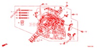 BARDATURA FILO MOTORE (DIESEL) per Honda CIVIC TOURER DIESEL 1.6 ES 5 Porte 6 velocità manuale 2017