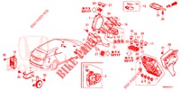 UNITA DI CONTROLLO (CABINE) (1) (RH) per Honda CIVIC TOURER DIESEL 1.6 ES 5 Porte 6 velocità manuale 2017