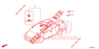BARDATURA FILO (6) (RH) per Honda CIVIC TOURER DIESEL 1.6 EX 5 Porte 6 velocità manuale 2017