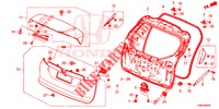 PANNELLO PORTELLONE(2D)  per Honda CIVIC TOURER DIESEL 1.6 EX 5 Porte 6 velocità manuale 2017