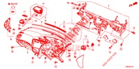 PANNELLO STRUMENTI (RH) per Honda CIVIC TOURER DIESEL 1.6 EX 5 Porte 6 velocità manuale 2017