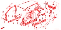 PANNELLI ESTERNI/PANNELLO POSTERIORE  per Honda CIVIC TOURER DIESEL 1.6 EXGT 5 Porte 6 velocità manuale 2017
