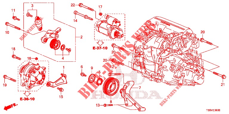 AUTO TENSIONE (DIESEL) per Honda CIVIC TOURER DIESEL 1.6 EXGT 5 Porte 6 velocità manuale 2017