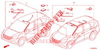 BARDATURA FILO (RH) (4) per Honda CR-V 2.0 ES 5 Porte 5 velocità automatico 2013