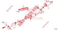 CONDOTTO SCARICO/SILENZIATORE (2.0L) per Honda CR-V 2.0 ES 5 Porte 5 velocità automatico 2013