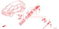     SUPPORT FAISCEAU FILS per Honda CR-V HYBRID 2.0 BASE 5 Porte Electronico CVT 2020
