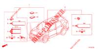 BARDATURA FILO (4) (LH) per Honda CR-V HYBRID 2.0 BASE 5 Porte Electronico CVT 2020