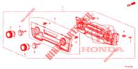 CONTROLLO CLIMATIZZATORE AUTO (1) per Honda CR-V HYBRID 2.0 BASE 5 Porte Electronico CVT 2020